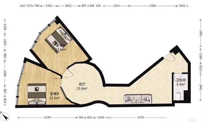 刘畊宏火了后，网友扒出他家“奇葩”户型：厨房被3个卫生间包围？（组图） - 18