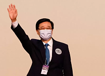 香港特首选举：唯一候选人李家超当选新任行政长官（图）