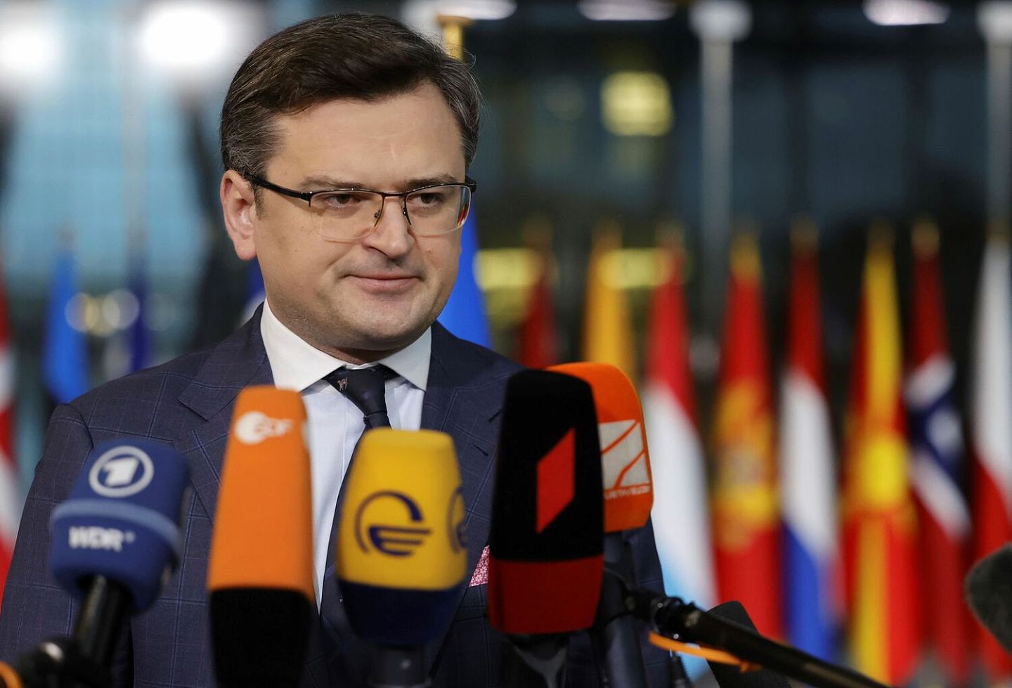 乌克兰外交部长库列巴（Dmytro Kuleba）表示，如果乌克兰加入不了欧盟，就是欧洲想欺骗乌方。 图：达志影像/美联社