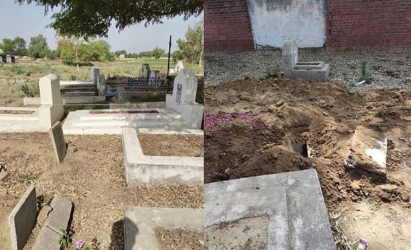 巴基斯坦一名18岁少女的遗体遭挖出性侵。 （图／翻摄自推特）