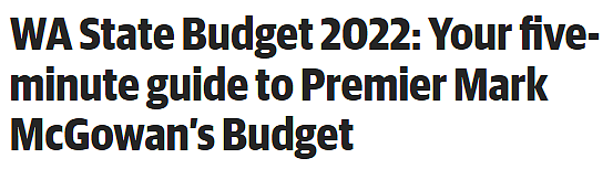 五分钟速看西澳预算案，州长麦高文：降低家庭生活成本是核心（图） - 1