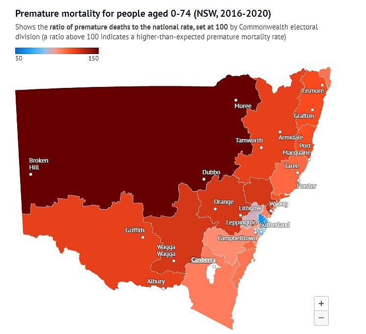 悉尼死亡数据地图出炉！华人区所在选区死亡率全澳最低，最高的地方在...（组图） - 3