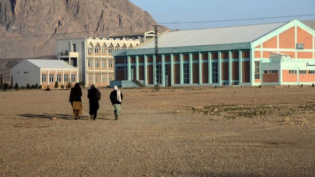 Kandahar University courtyard