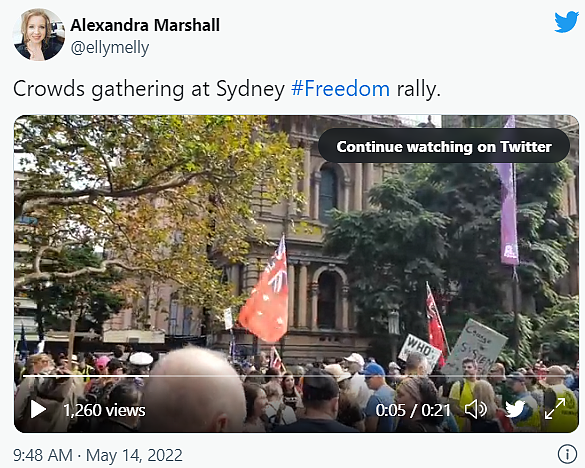 悉尼爆发反疫苗游行，千名抗议者涌上街头，呼吁民众不要支持两大政党（组图） - 2