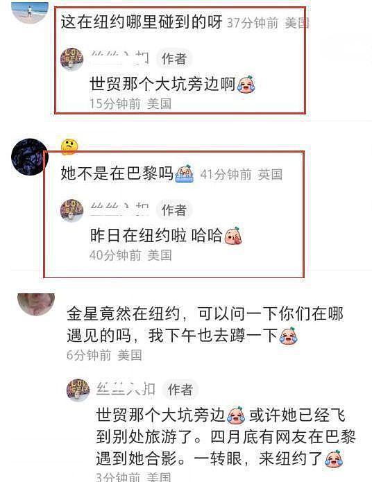 网友美国偶遇金星，穿黑色长裙配网袜，与粉丝合影秒变五五分（组图） - 8