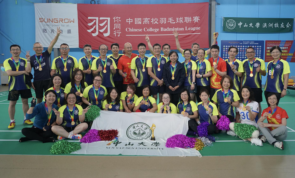 Sungrow冠名赞助激战决出冠亚季军 ，第六届悉尼中国高校羽毛球联赛落幕 - 3