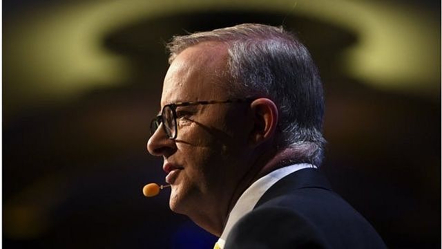 澳大利亚反对党领袖安东尼·阿尔巴尼斯（Anthony Albanese）