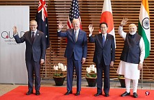 四方峰会：美日澳印誓言维护自由开放印太地区（图）
