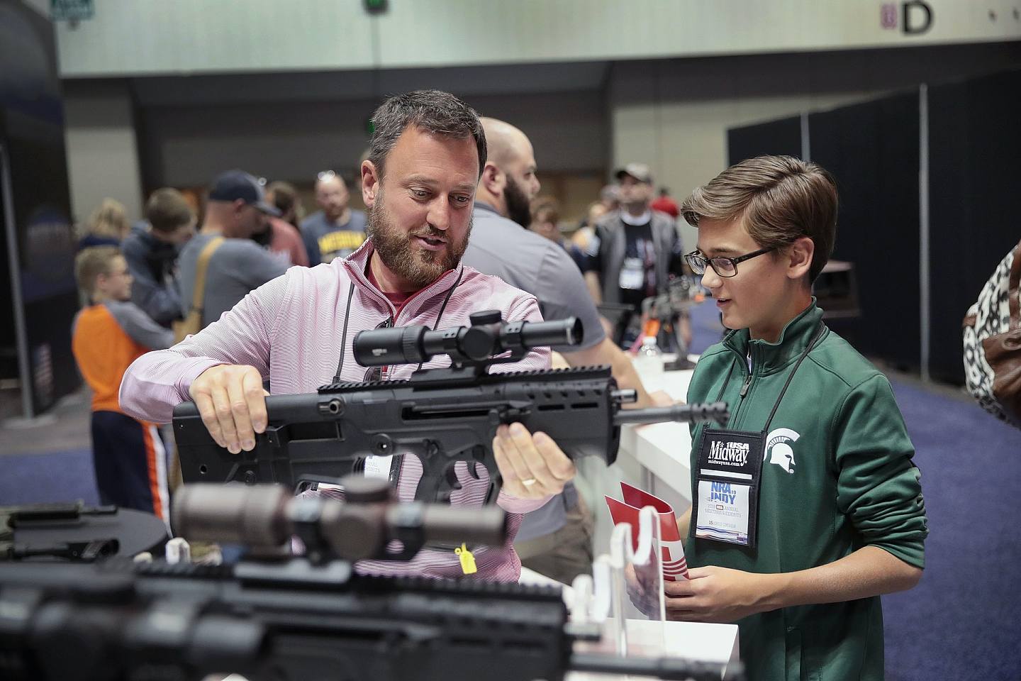 美国枪支市场持续扩大，制造枪支数量空前泛滥。 (Getty)
