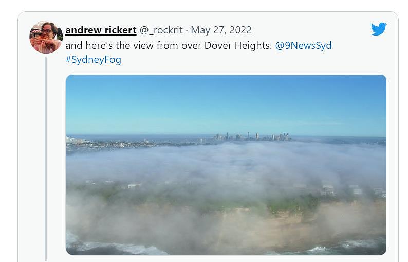 浓雾笼罩悉尼多地！能见度降低，当局警告司机谨慎驾驶（图） - 2