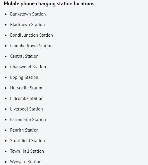 悉尼火车站有望设免费手机充电桩，以推动市民搭乘公共交通工具（组图） - 3