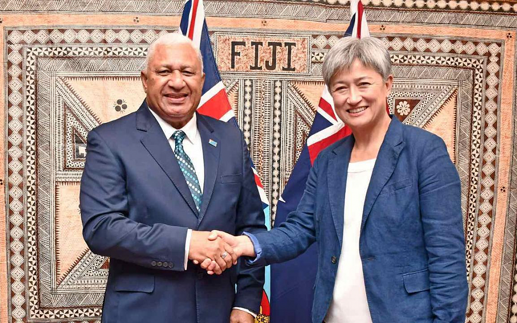 斐济总统谈澳外长到访：“非常愉快”，气候变化比地缘政治更重要（图） - 2
