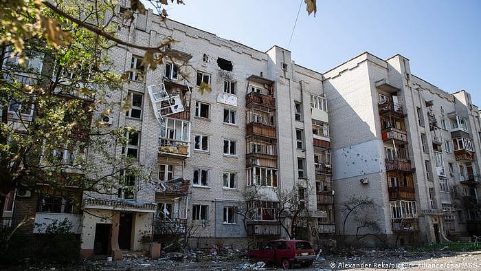 Ukraine - Zustörung in Sievierodonetsk