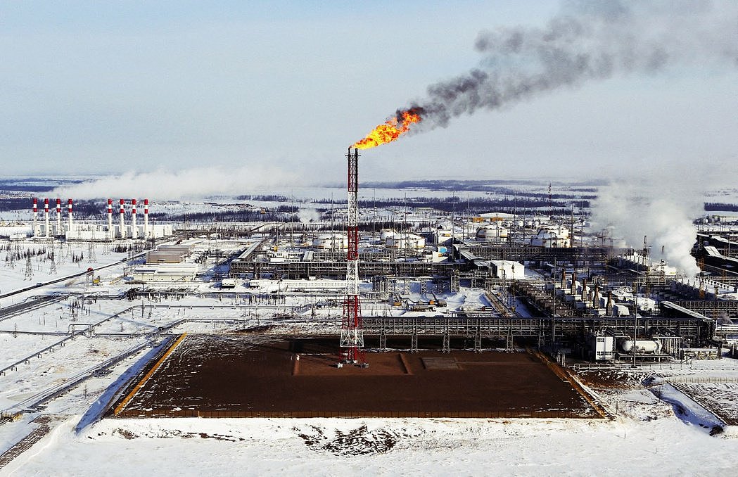 俄羅斯石油公司所屬，位於西伯利亞的萬科爾斯科（Vankorskoye）油田。 圖...