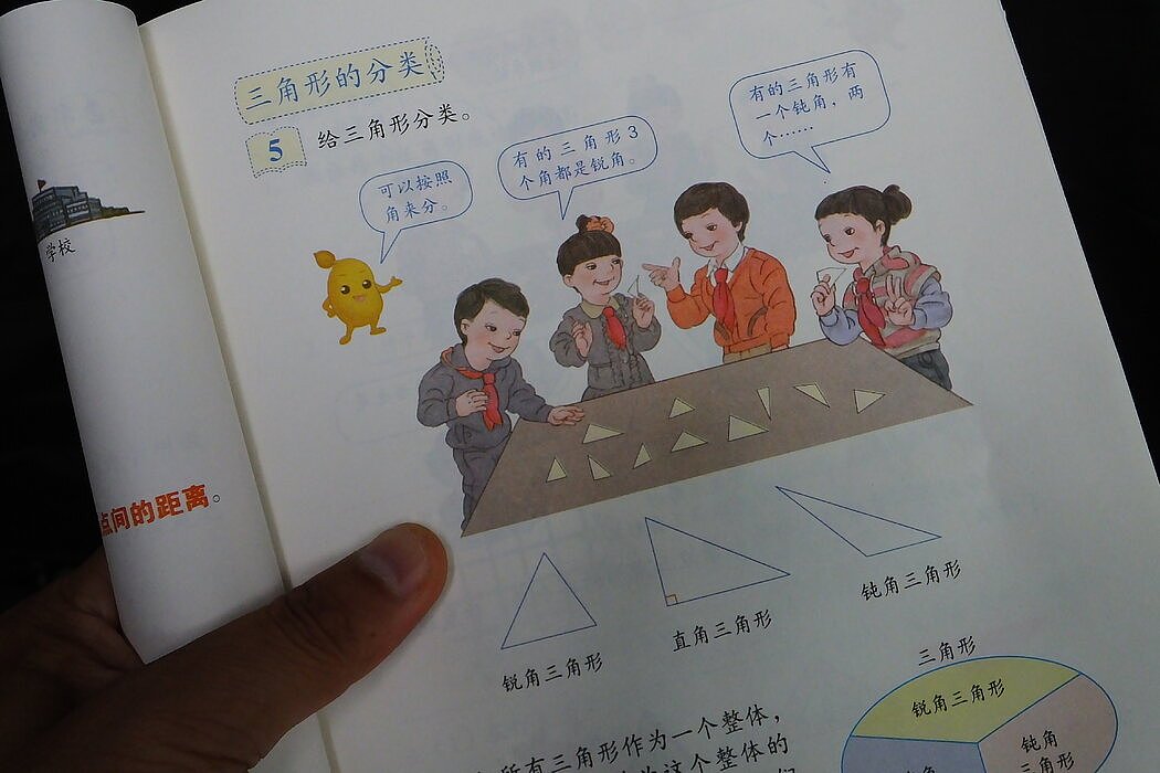 一些批评人士说，这些教科书中存在看起来让人怀疑亲美的插图。