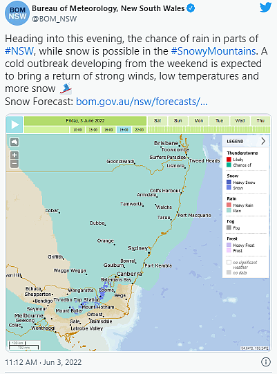 澳洲寒流持续至本周末！悉尼气温料将骤降至10度，两地最低气温跌至个位数（组图） - 2