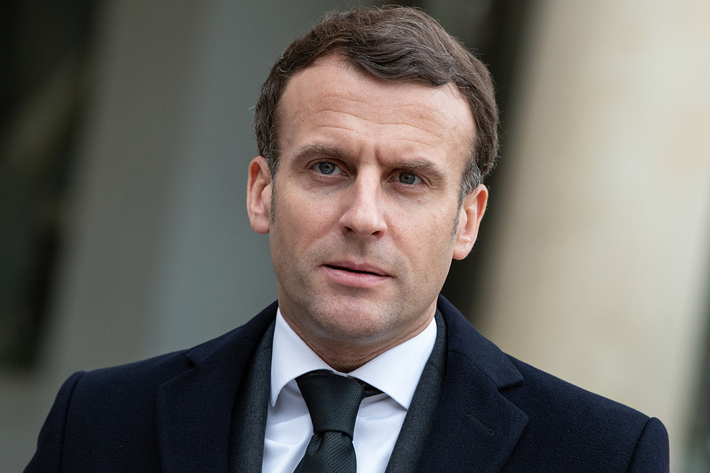 法国总统马克宏（Emmanuel Macron）(图/达志影像)