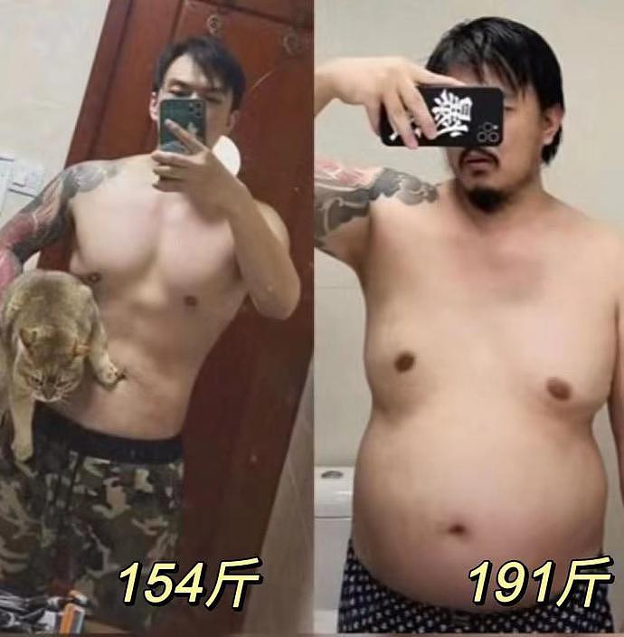 疫情期间连吃70天泡面+可乐，上海男子体重飙升37斤，鲜肉变大叔（组图） - 3