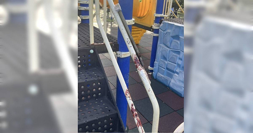 台南公园游具绑西瓜刀伤童溅血警上门逮人嫌犯已癌逝