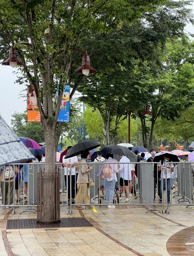 上海迪士尼重启第一天：黄牛三个月没营业，早上冒雨排队买肖战同款（组图） - 2
