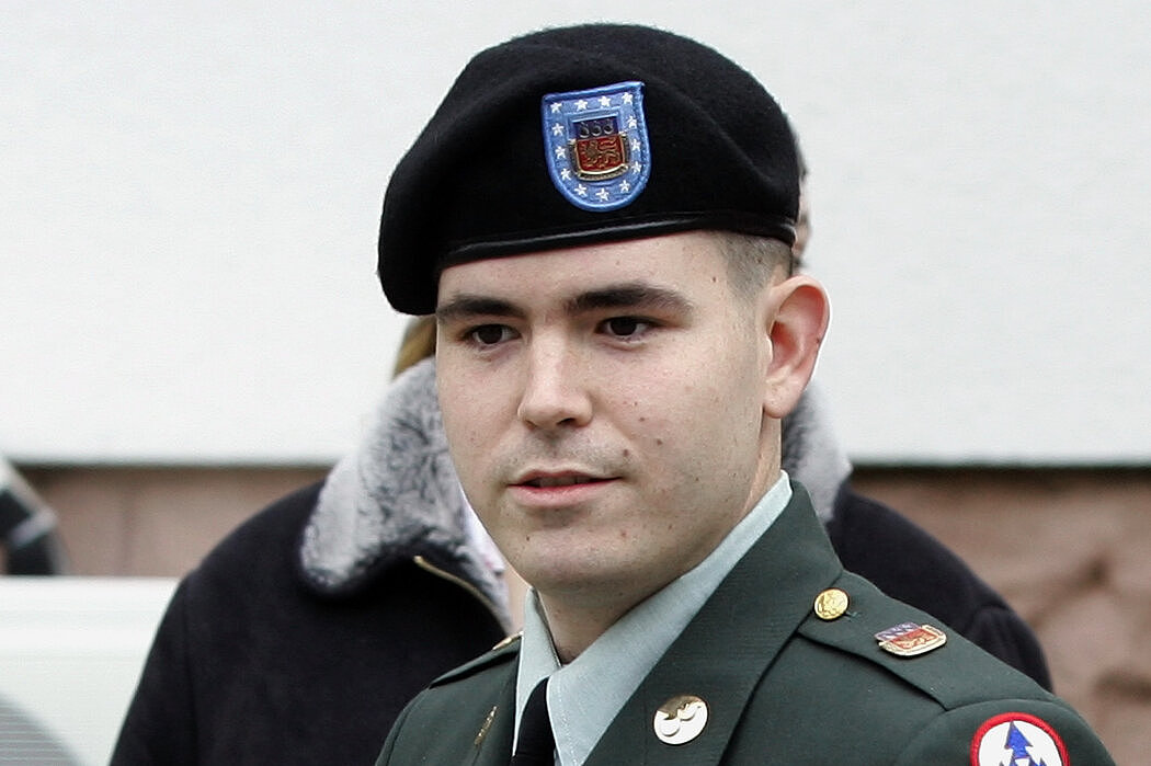 2005年的布莱克·莱穆安，当时他是美国陆军的一名特种兵。