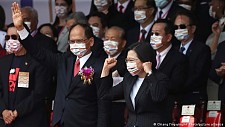 台湾立法院长游锡堃称云峰飞弹“可打到北京” 两日后澄清强调“和平”（组图）