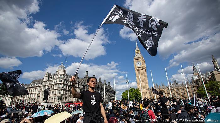Großbritannien | Hongkong Protest in London