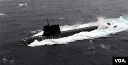 日本海上自卫队现役最新锐的苍龙级潜艇。（日本防卫省）