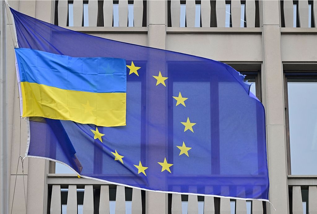 欧盟领导人同意授予乌克兰和摩尔多瓦正式候选国地位。 法新社资料照片