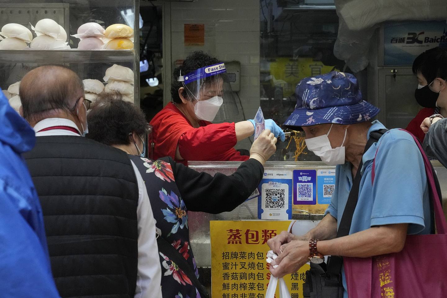 香港近一周每日新增逾千宗本土病例。（AP）