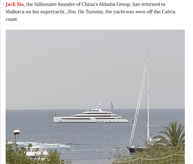 豪横！时隔一年马云首次出国，开着$2亿的私人豪华游艇，现身海岛高尔夫球场，网友：神仙日子（视频/组图） - 3