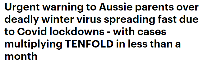 每年造成12万幼童死亡！又一致命病毒在澳扩散，确诊人数3周翻10倍（组图） - 1