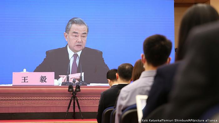 China Peking Außenminister Wang Yi