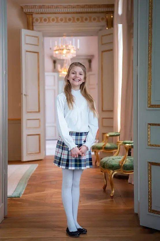 欧洲最美女王会是她？瑞典10岁公主颜值爆表，和弟弟齐出镜超萌（组图） - 78
