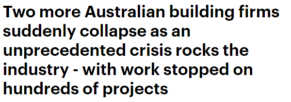 澳洲两家建筑商破产！百万项目戛然而止，房主陷入黑暗中...（组图） - 1