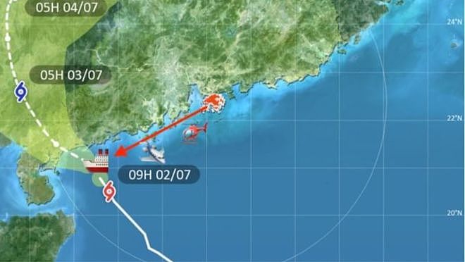 30内地船员遇海难沉船，香港飞行服务队直闯台风眼救起3人（组图） - 4
