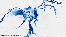 悉尼洪灾卫星图公布！多个城区被淹，西北部再成重灾区（组图）
