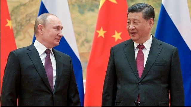 俄罗斯总统普京与中国国家主席习近平2022年1月4日在北京举行会晤。