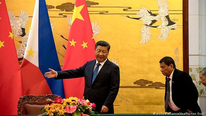 2016年菲律宾前总统杜特尔特访问北京。