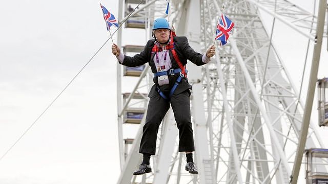 2012年伦敦奥运会把约翰逊推到了全世界的聚光灯下