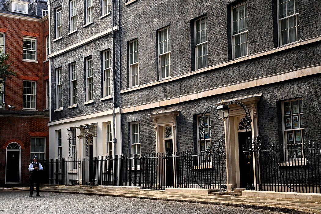 英国首相办公室和官邸所在的唐宁街。