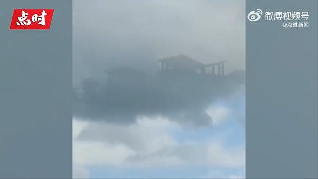 这不是幻觉！网友在海口疑似拍到古时“海市蜃楼”奇景，若隐若现似天宫（视频/组图） - 3