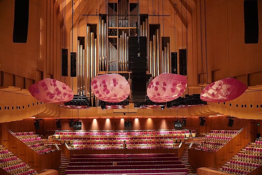 Inside the Opera House concert hall