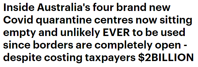 耗资$20亿！澳洲5大新冠隔离中心全部空置，成为“疫情纪念碑”（组图） - 1