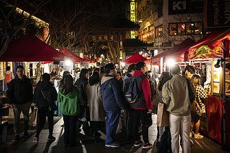 The number of stallholders and visitors at Chinatown’s Friday Night Markets has bounced back this year but not to pre-Covid levels.
