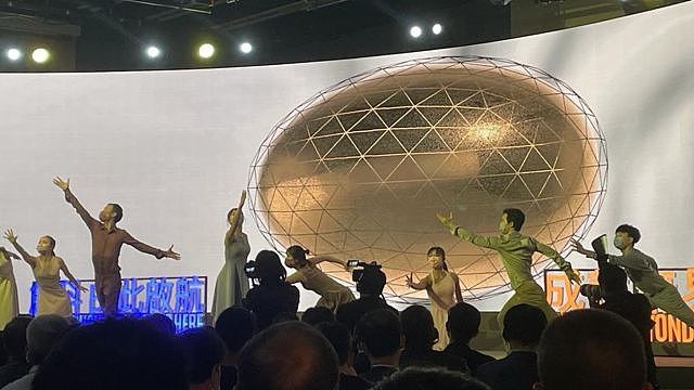 香港科技园建园20周年纪念活动上的现代舞表演。