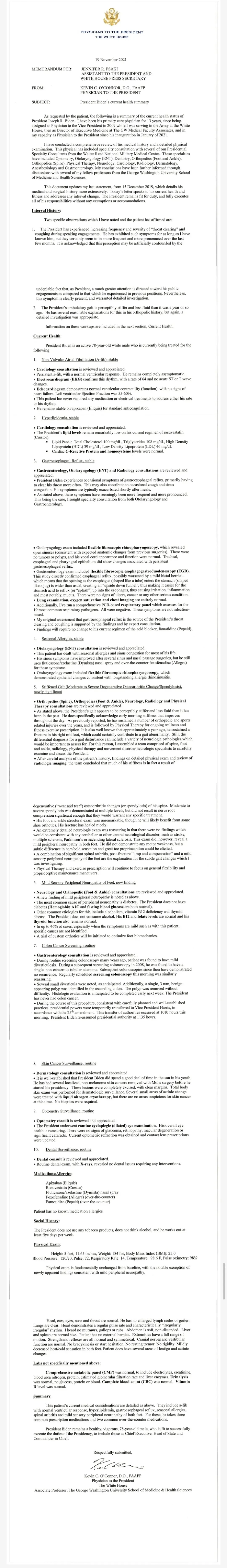 拜登承认自己得了癌症？这份总统医疗报告的细节值得关注（组图） - 4