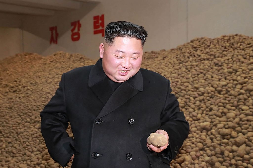 北韩消息人士称，最近除了马铃薯没有其他农作物收成。 资料照片