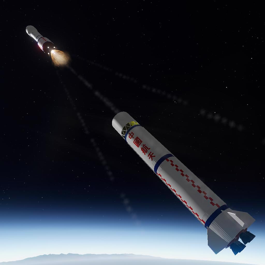 NASA批评，大陆航太单位放任燃烧的空火箭在轨道上漂流，造成地面的危险。 (图/simplerockets)