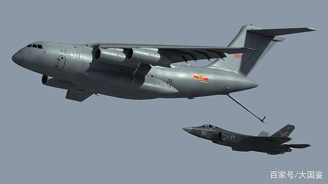 解放军空军发言人官宣「运油-20」空中加油机已投入实战。 （取材自微信百家号）